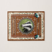 Badger - Aggressivität Jigsaw Puzzle mit Geschenkb (Horizontal)