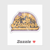 Badger, Alaska Aufkleber (Blatt)