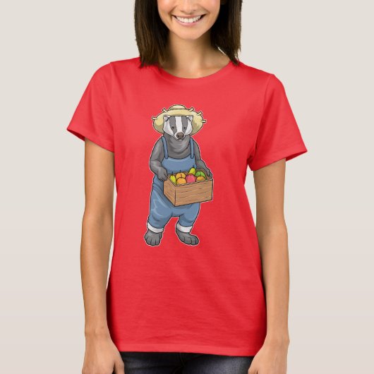 Badger Bauer Frucht T-Shirt (Vorderseite)