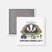 Badger Berries Subtraction Magnet (Vorderseite/Rückseite)