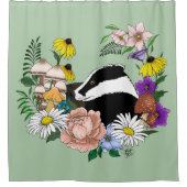 Badger Duschvorhang (Vorderseite)