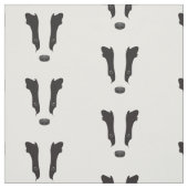 Badger Face-Silhouette Stoff (Muster)