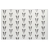 Badger Face-Silhouette Stoff (Fat Quarter (45,7 x 55,9 cm))
