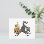 Badger Feiertagspostkarte (Stehend Vorderseite)