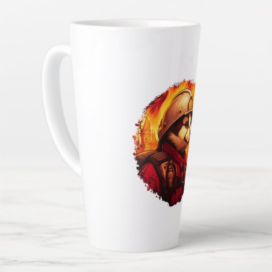 Badger Feuerwehrmann Milchtasse (Linke Ecke)