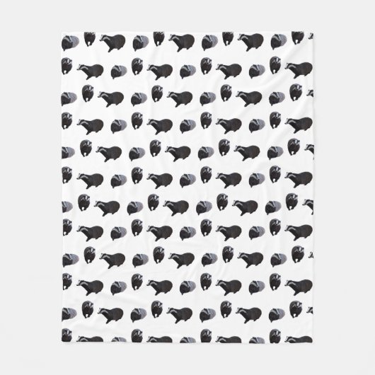 Badger Frenzy Fleece Blanket (Farbe auswählen) (Vorderseite)