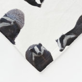 Badger Frenzy Fleece Blanket (Farbe auswählen) (Ecke)