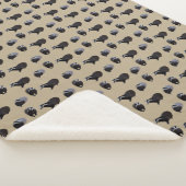 Badger Frenzy Sherpa Blanket (Beige) Sherpadecke (3/4)