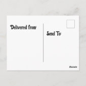 Badger Gitarre spielen mit Ananas Geburtstag Postkarte (Rückseite)