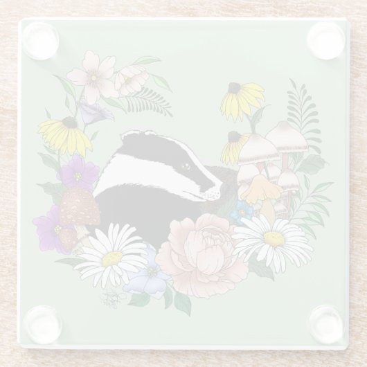 Badger Glasuntersetzer (Rückseite)