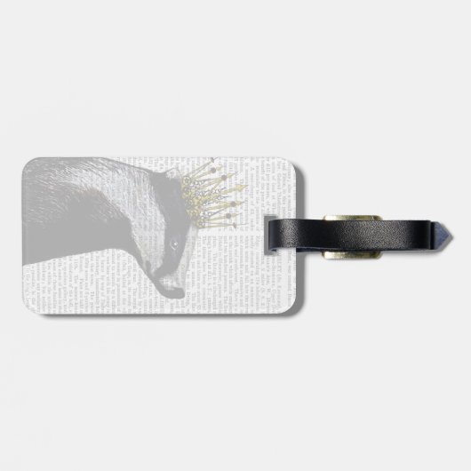 Badger King Gepäckanhänger (Rückseite horizontal)