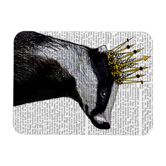 Badger King Magnet (Horizontal)