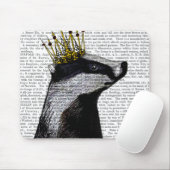 Badger King Mousepad (Mit Mouse)