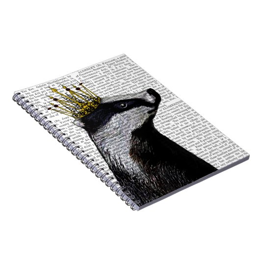 Badger King Notizblock (Rechte Seite)