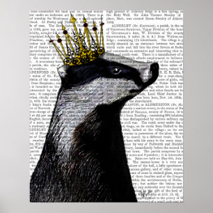 Badger King Poster