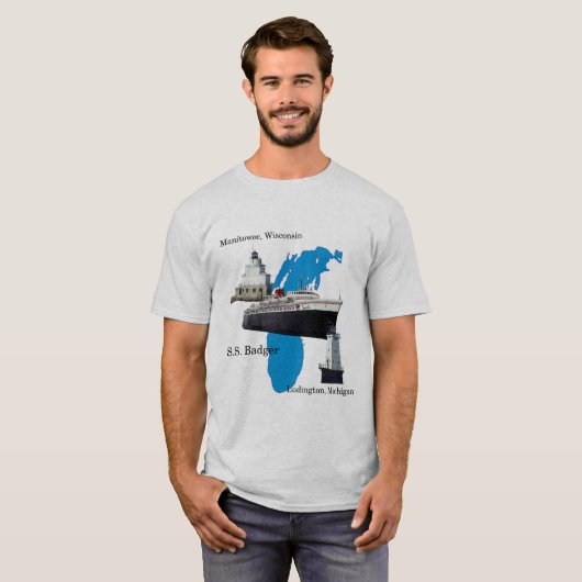 Badger Lake Michigan Shirt (Vorne ganz)