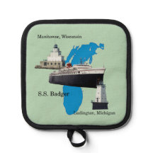 Badger Lake Michigan veränderbare Hintergrundfarbe