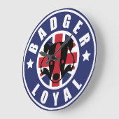 Badger Loyal Clock Große Wanduhr (Winkel)