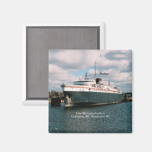 Badger Magnet (Vorderseite/Rückseite)