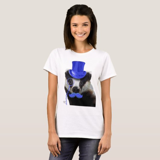 Badger mit Blue Top Hat und Mustache (Vorne ganz)