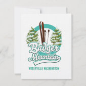 Badger Mountain Waterville Ski Logo (Rückseite)