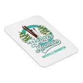 Badger Mountain Waterville Ski Logo Magnet (Rechte Seite)
