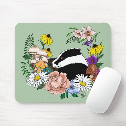 Badger Mousepad (Mit Mouse)