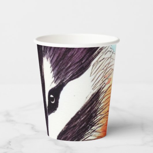 Badger Pappbecher (Rückseite)