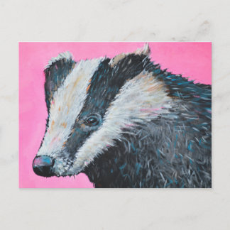 Badger Postkarte