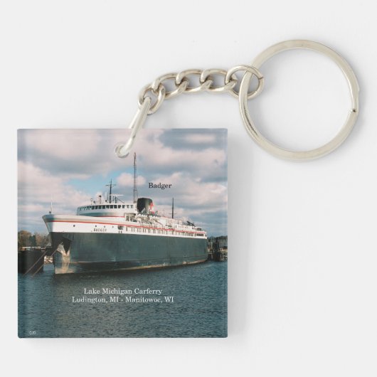 Badger Schlüsselkette Schlüsselanhänger (Rückseite)