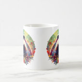 Badger und Wildblume Kaffeetasse (Mittel)