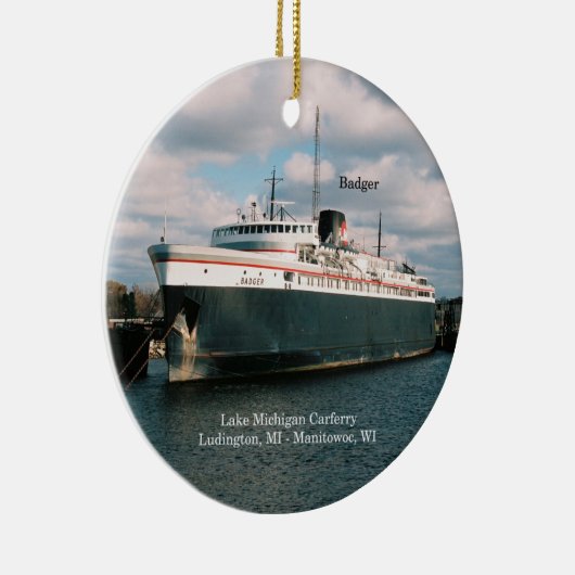 Badger-Verzierung Keramikornament (Rechts)