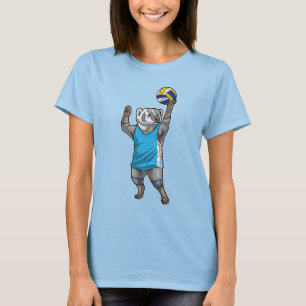Badger Volleyball-Spieler Volleyball T-Shirt