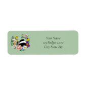 Badger Wild Blume Mushrooms Green (Vorne)