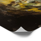 Badger Woodland Animal Art Print Poster (Ecke)