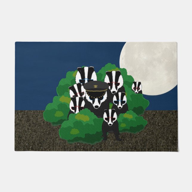 Badgers Doormat Fußmatte (Vorderseite)