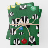 Badgers Holiday Wrapping Paper Sheets Geschenkpapier Set (Beispiel)