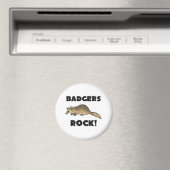Badgers Rock Magnet (In Situ (Geschirrspüler))