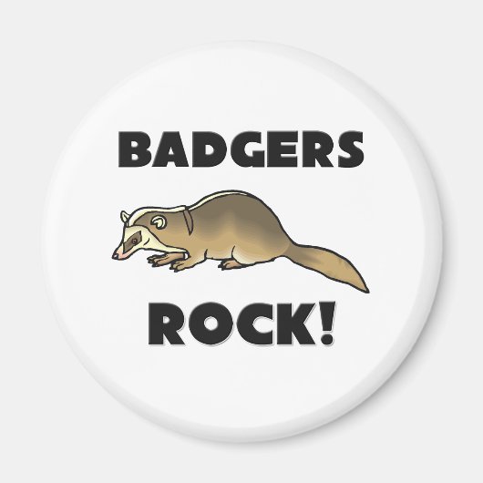Badgers Rock Magnet (Vorne)