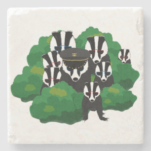 Badgers Stone Untersetzer