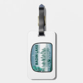 Badin Lake North Carolina Deer Gepäckanhänger (Rückseite vertikal)