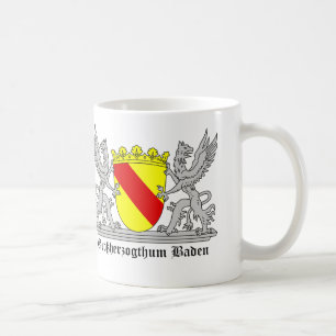 Badischer Greif mi Schrift Großherzogtum Baden Kaffeetasse