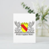 Badischer Greif mit Schrift Großherzogtum Baden Postkarte (Stehend Vorderseite)
