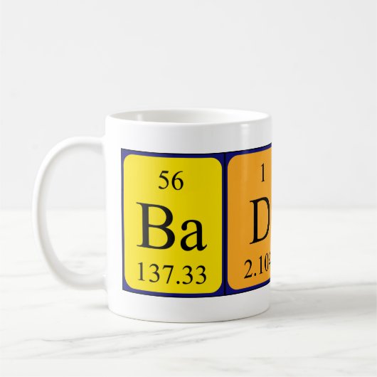 BadLad Periodentafel Tasse (Links)