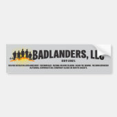 Badlanders LLC Autoaufkleber (Vorne)