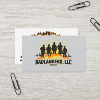 Badlanders LLC Business Card Visitenkarte