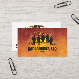 Badlanders LLC Business Card Visitenkarte