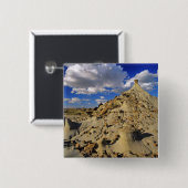 Badlands at Dinosaur Provincial Park in Alberta, 3 Button (Vorne & Hinten)