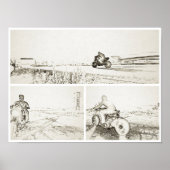 Badlands Biker Poster (Vorne)