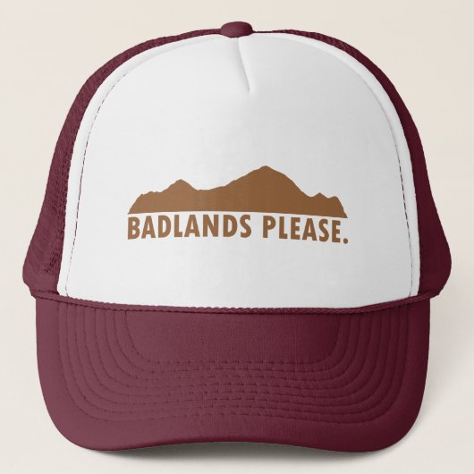 Badlands bitte truckerkappe (Vorderseite)